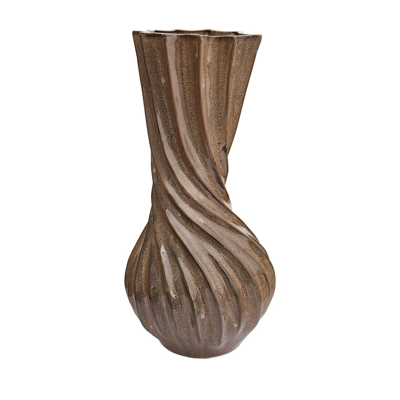 SINNERUP Spin vase (GRÅ BRUN L)