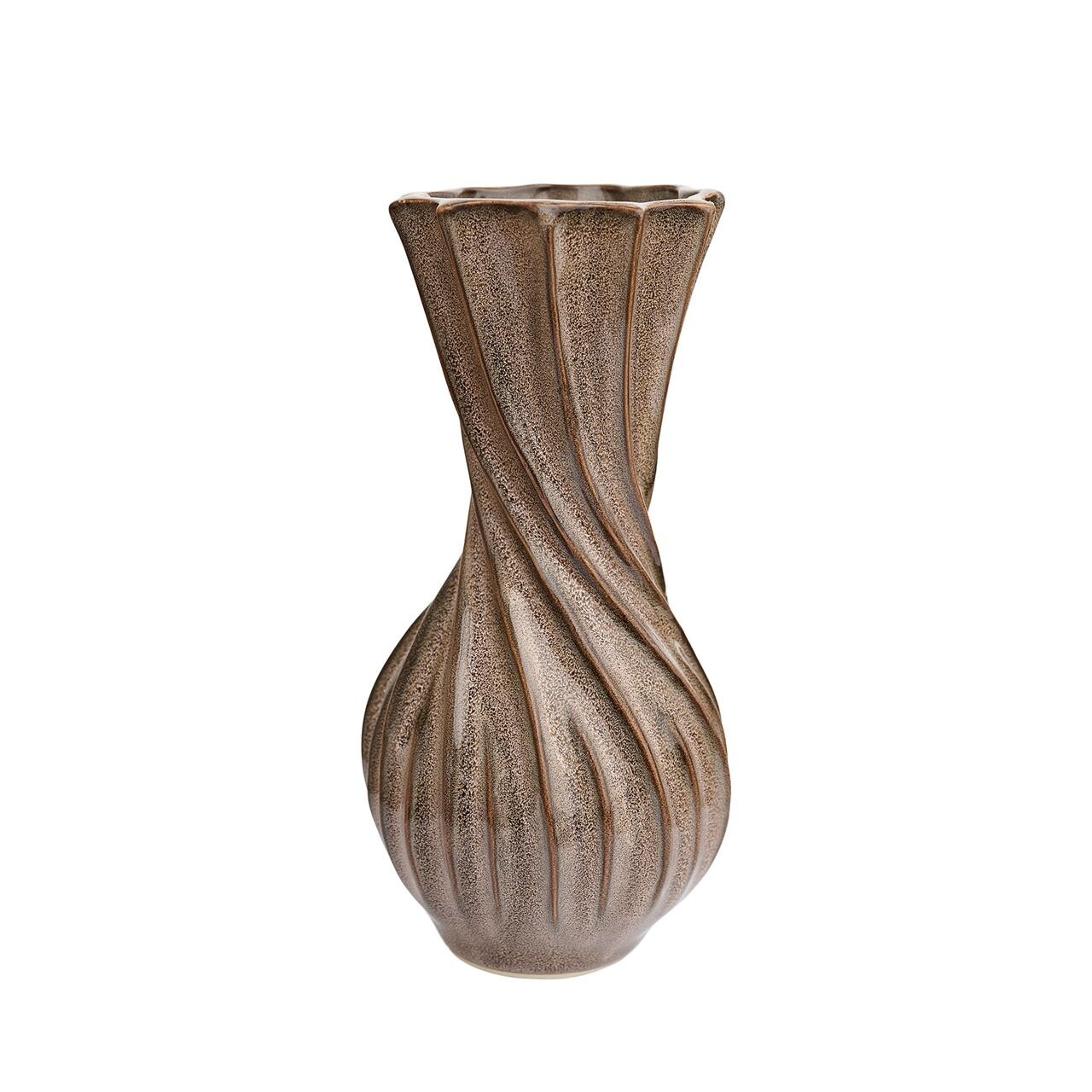 SINNERUP Spin vase (GRÅ BRUN S)