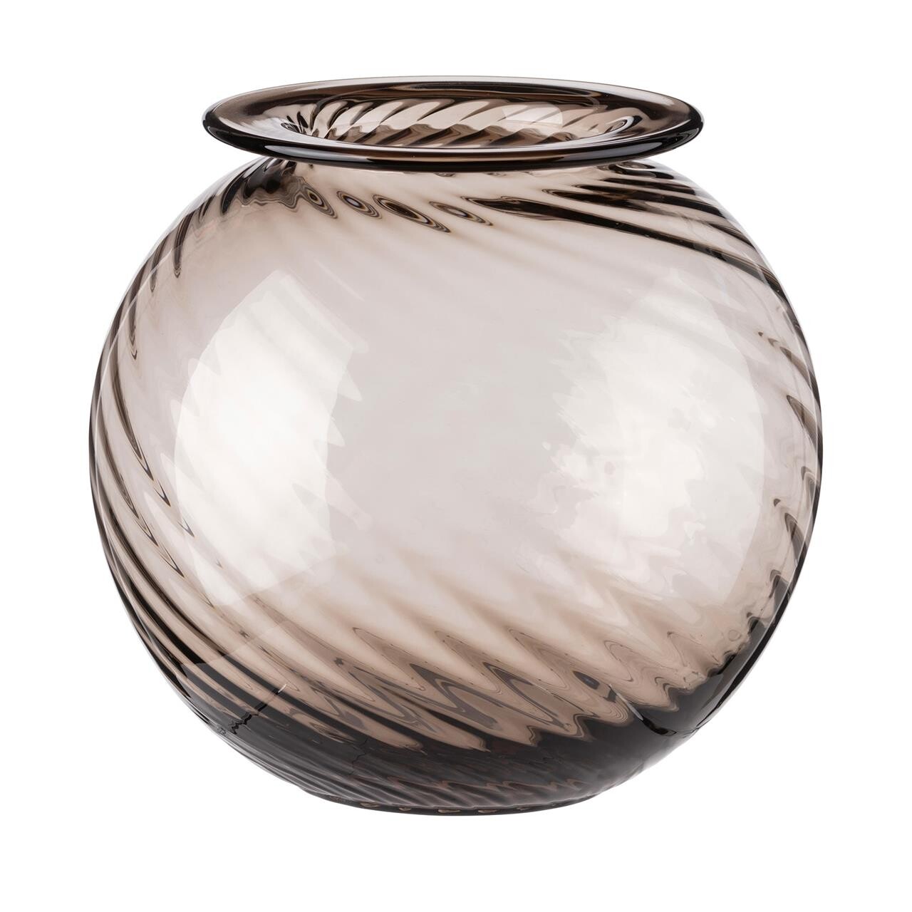 SINNERUP Twist vase I (BRUN L)