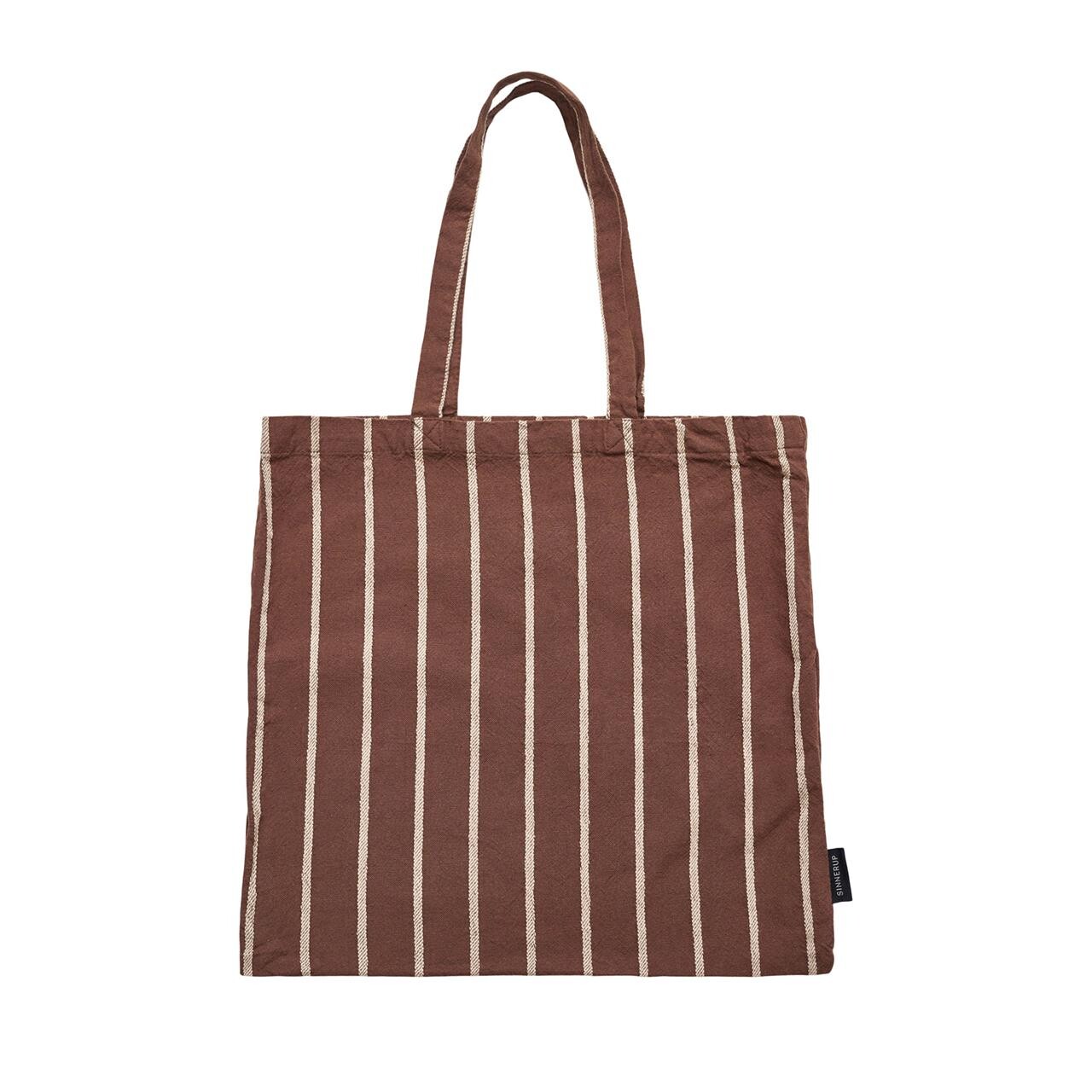 SINNERUP Life stripe taske (BRUN ONESIZE)