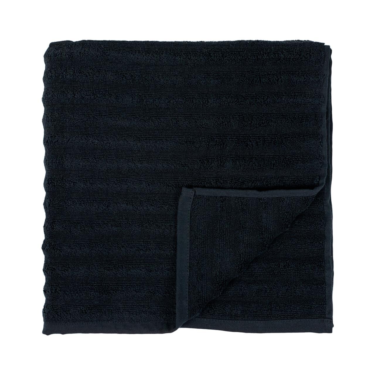 SINNERUP Aura håndklæde 70×140 cm (SORT ONESIZE)