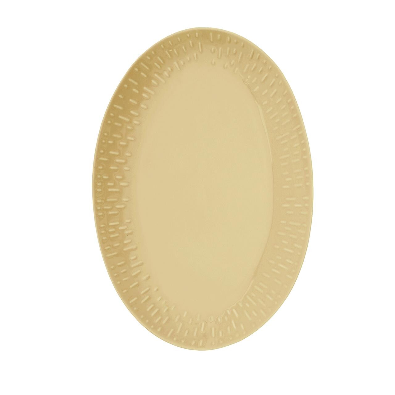 Billede af AIDA Confetti fad oval mustard