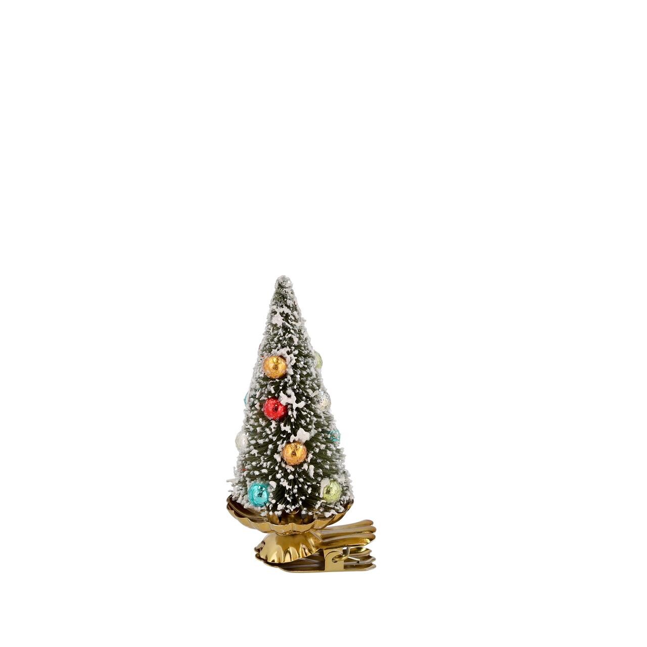 MEDUSA Classic juletræ på klips 9 cm