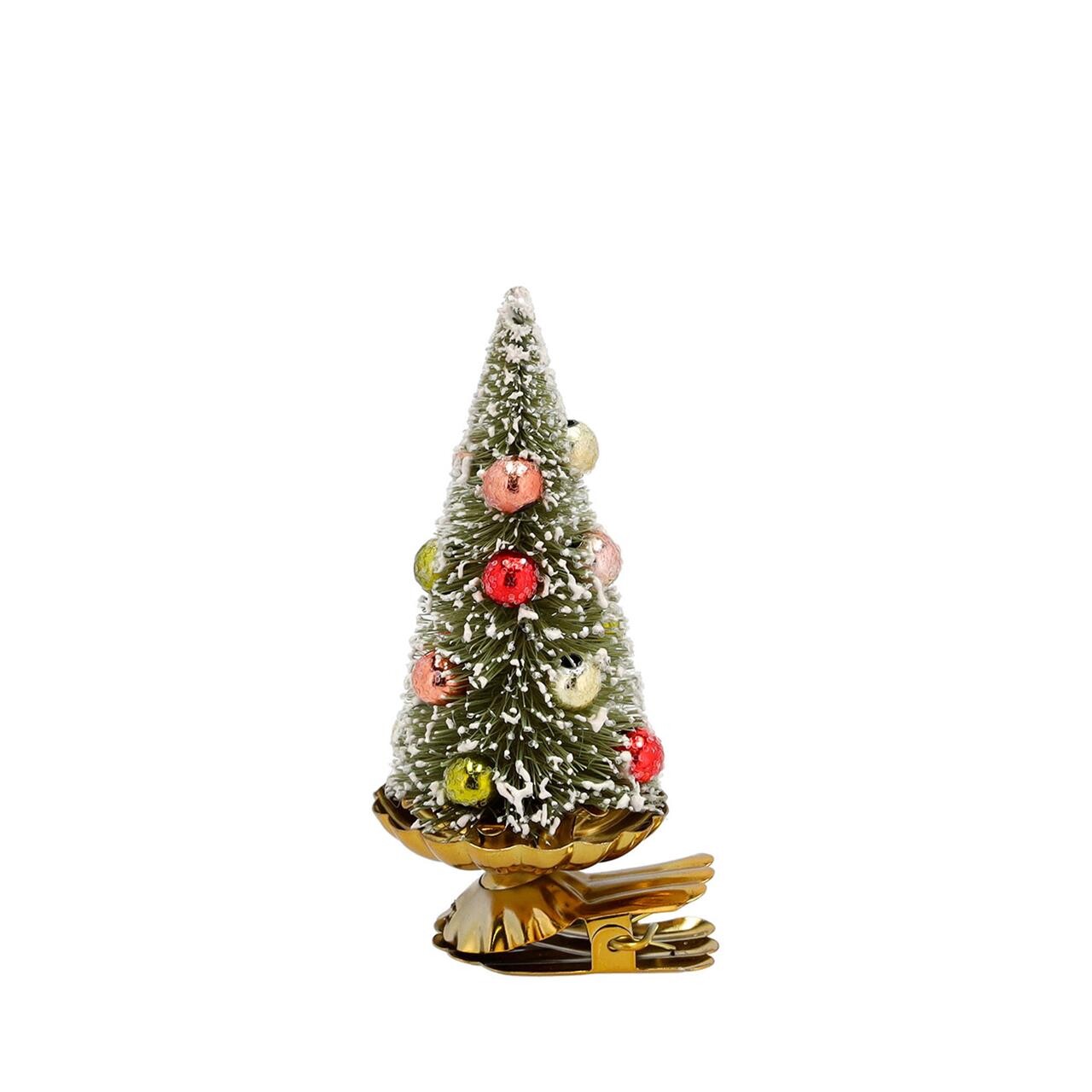 MEDUSA Modern juletræ på klips 9 cm