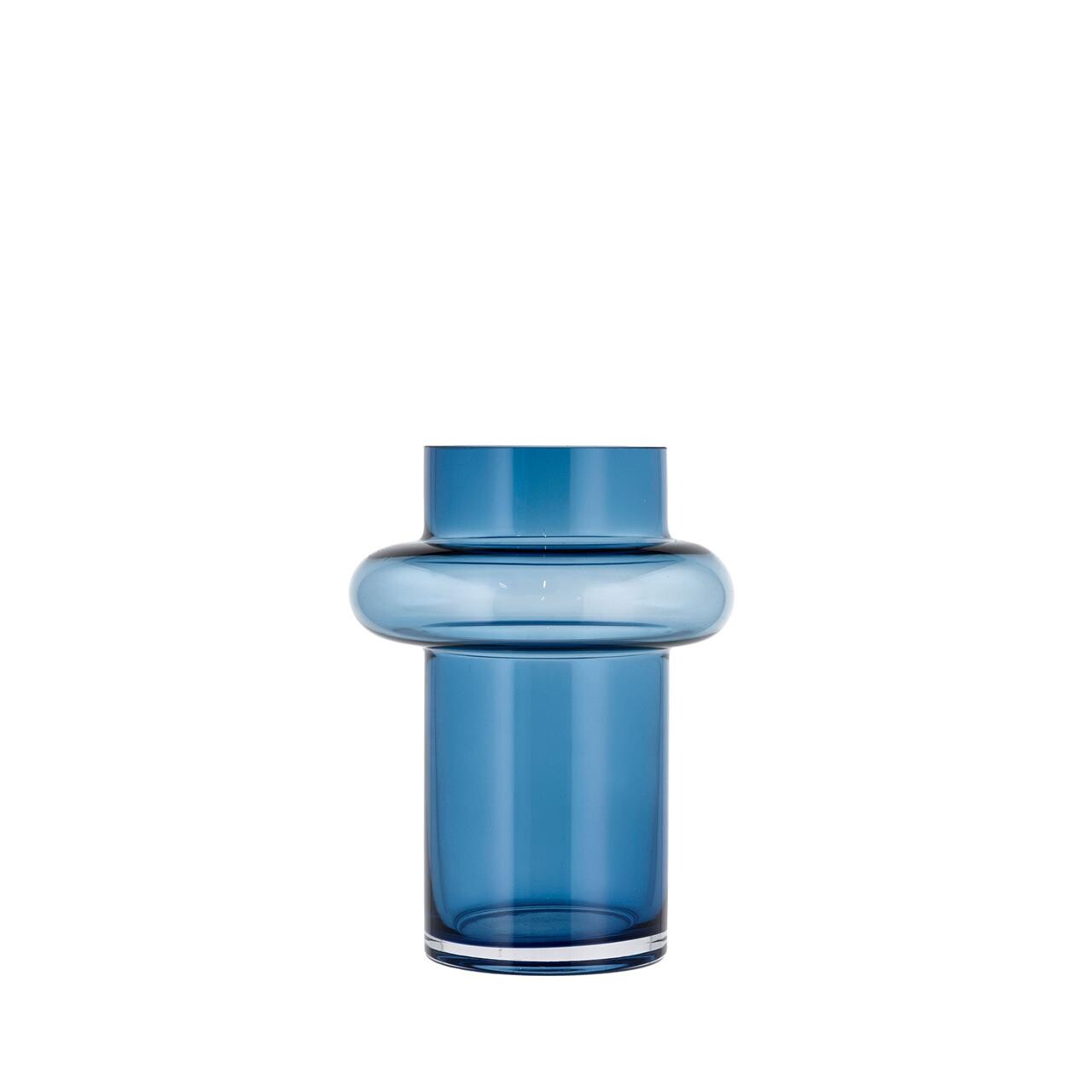 Lyngby Glas LYNGBY Tube glasvase 20 cm dark blue