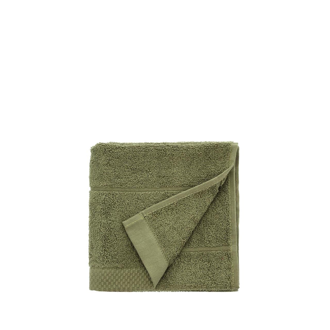 SÖDAHL Line vaskeklud 30×30 cm olive