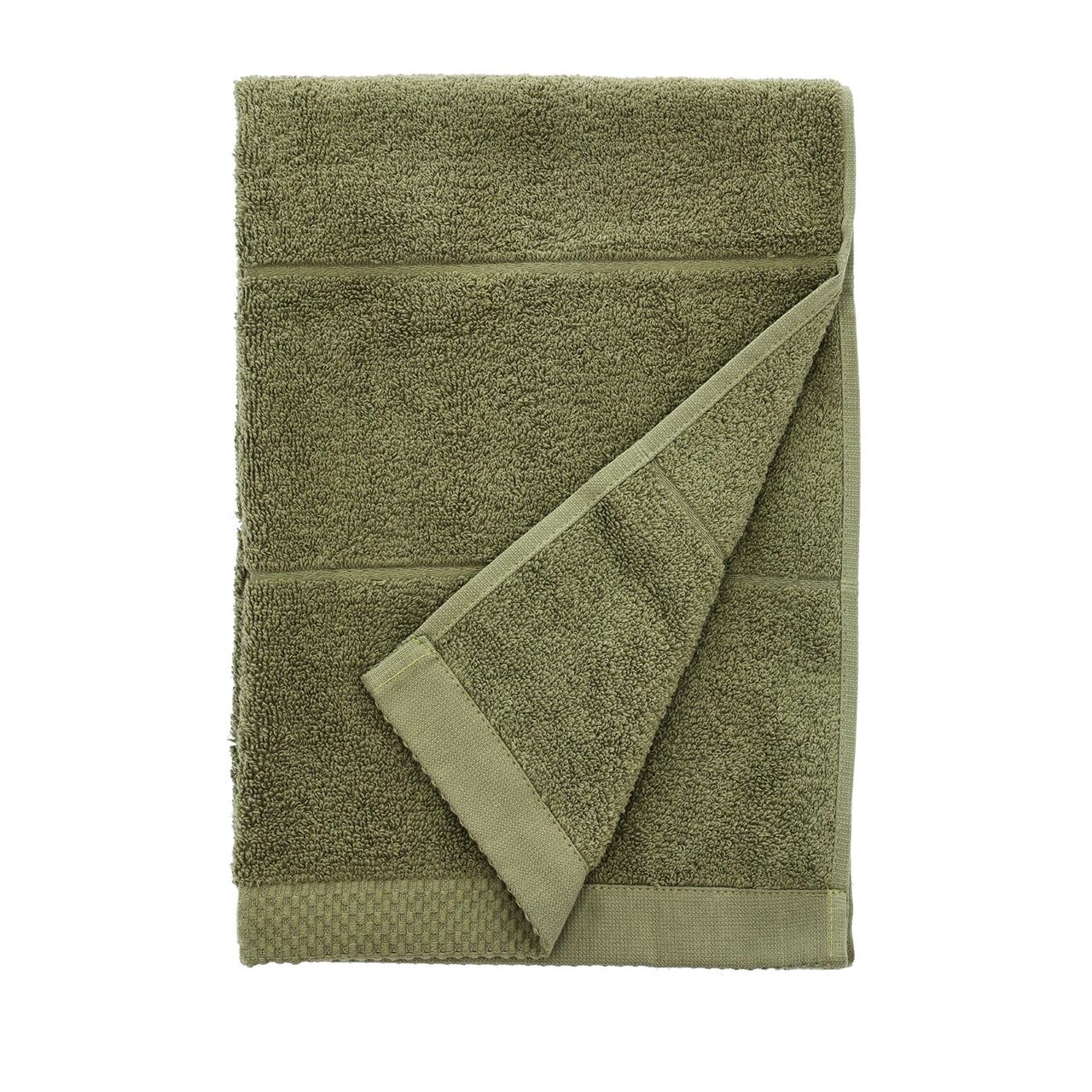 SÖDAHL Line håndklæde 70×140 cm olive