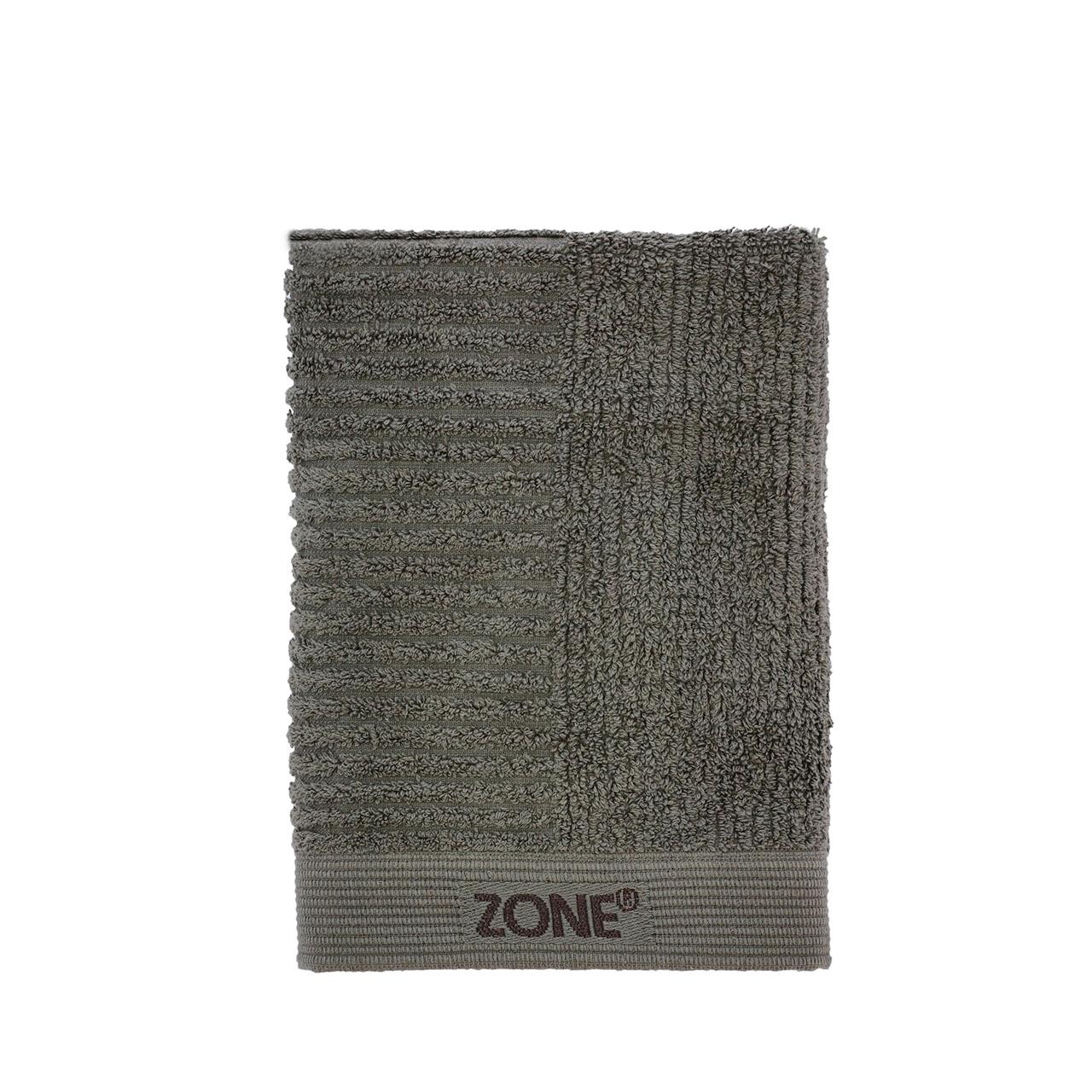 ZONE Classic håndklæde 50×70 cm olive green