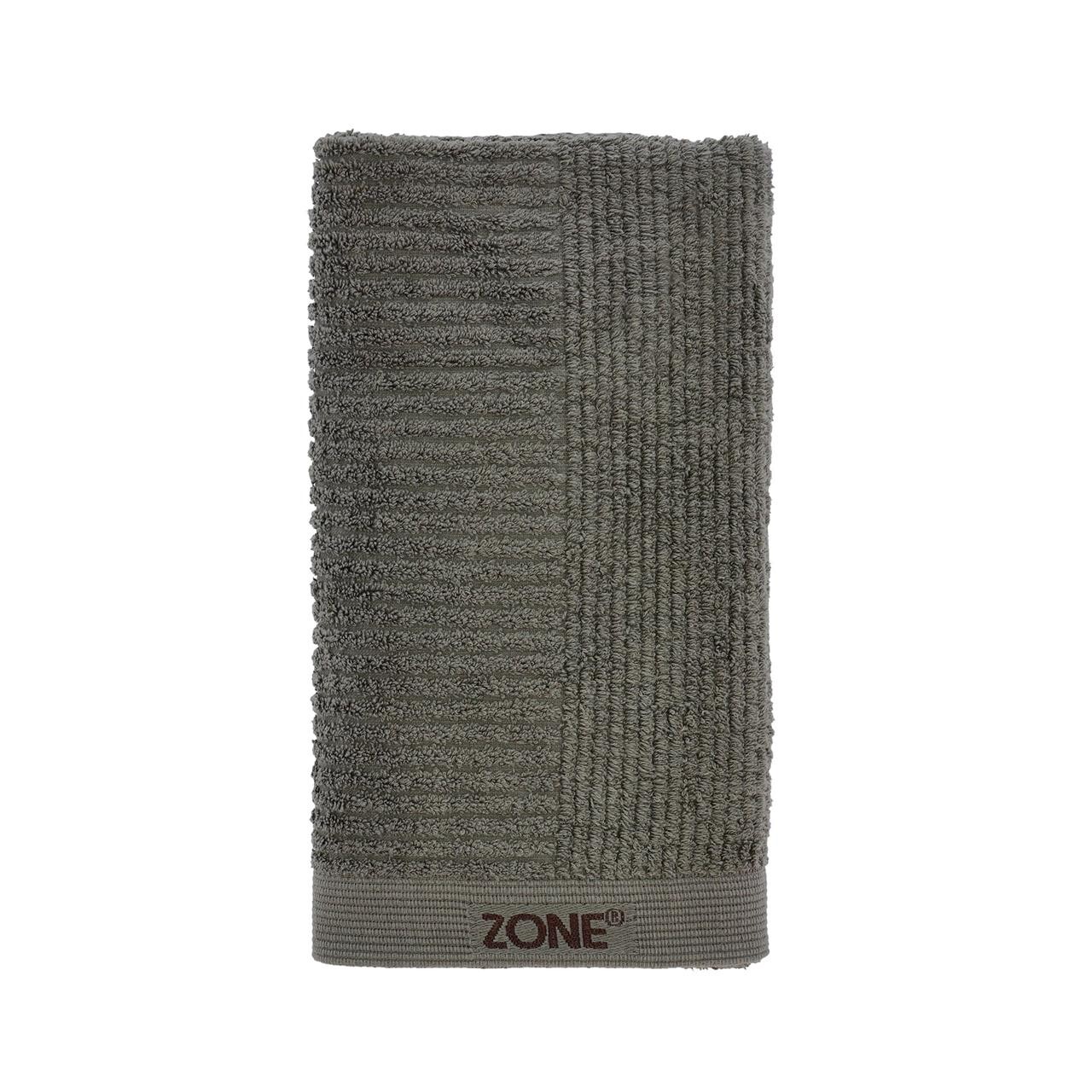 ZONE Classic håndklæde 50×100 cm olive green