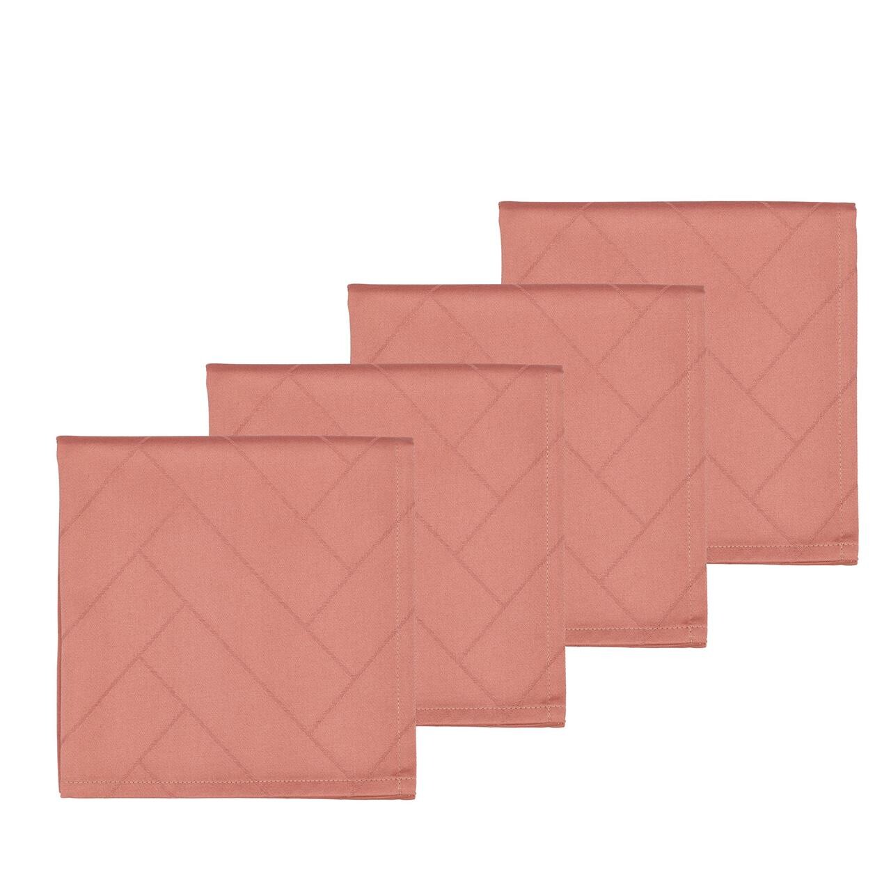 SÖDAHL Tiles serviet damask 4 stk old rose