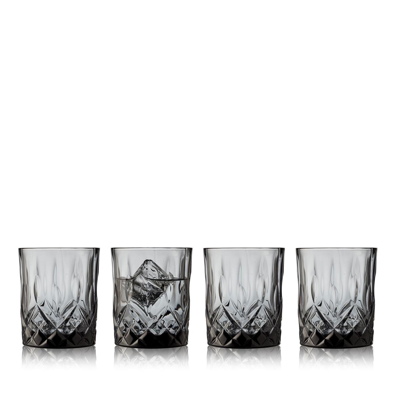 LYNGBY GLAS Sorrento whiskyglas 32 cl 4 stk. smoke