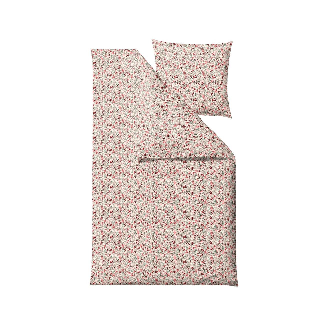 SÖDAHL Dainty Florals sengetøj 140×220 cm berry red