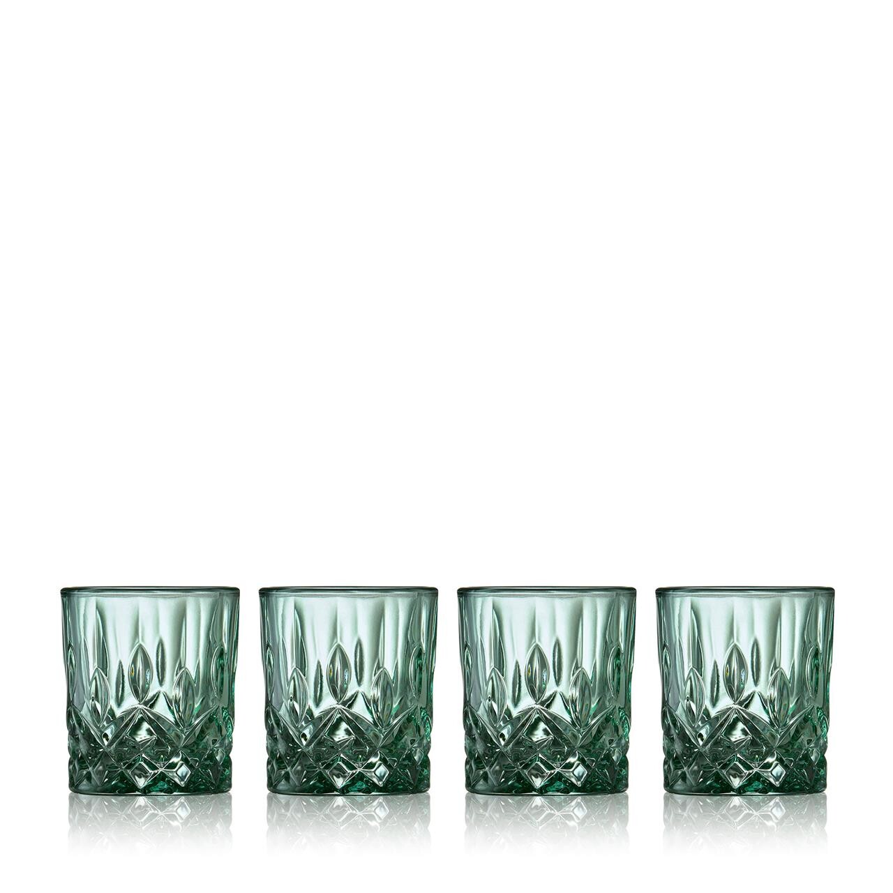 LYNGBY GLAS Sorrento shotglas 4 stk. grøn