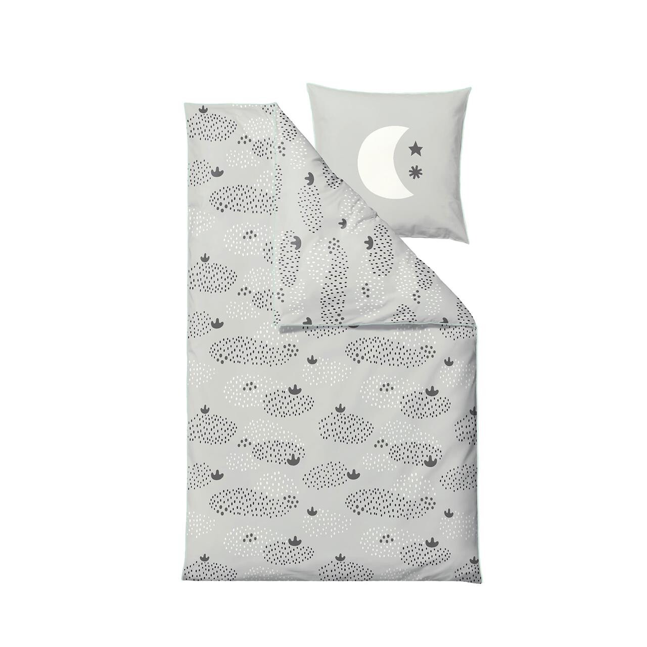 SÖDAHL Raindrops sengetøj 140×200 cm sort