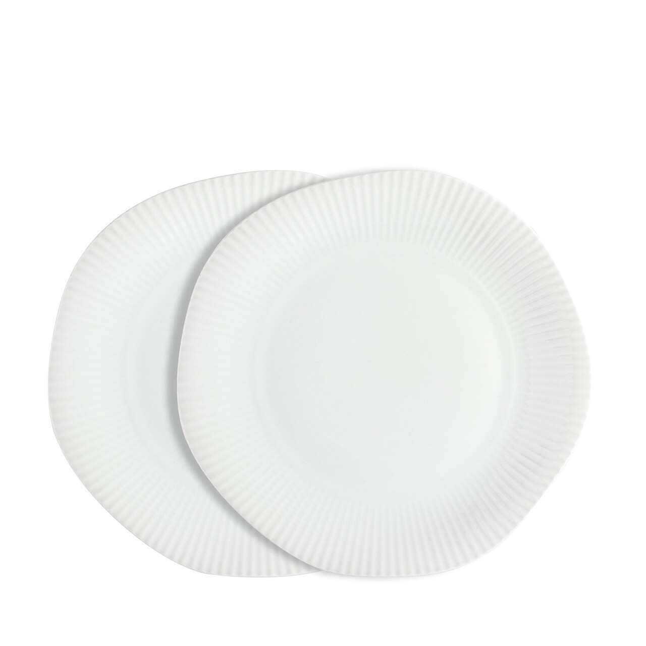 SINNERUP Magic White frokosttallerken Ø22 cm 2 stk. (HVID ONESIZE)
