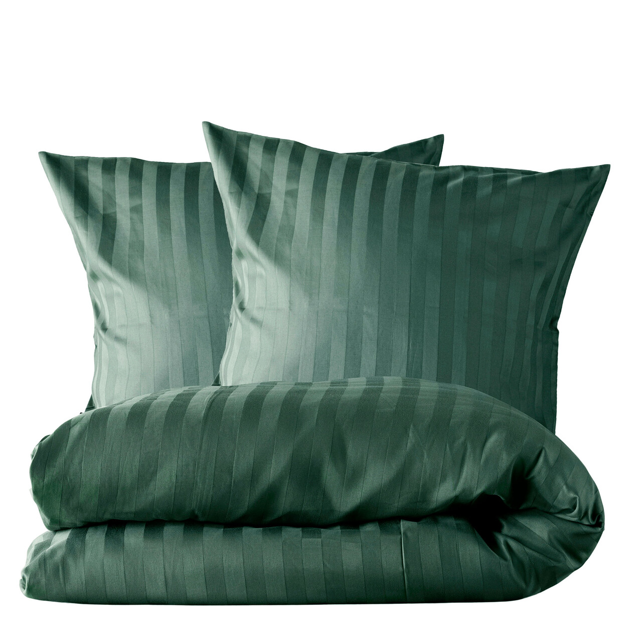 SINNERUP Stripe sengetøj (MØRK GRØN 200X220)