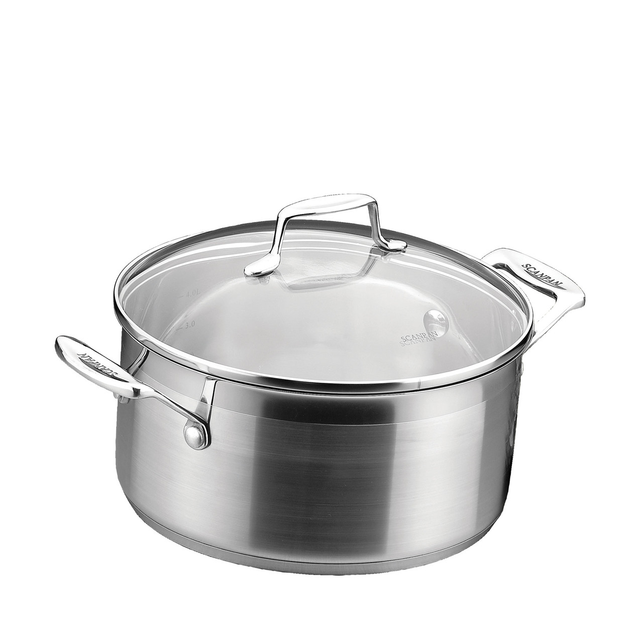 SCANPAN Impact gryde m/låg  4,5 l