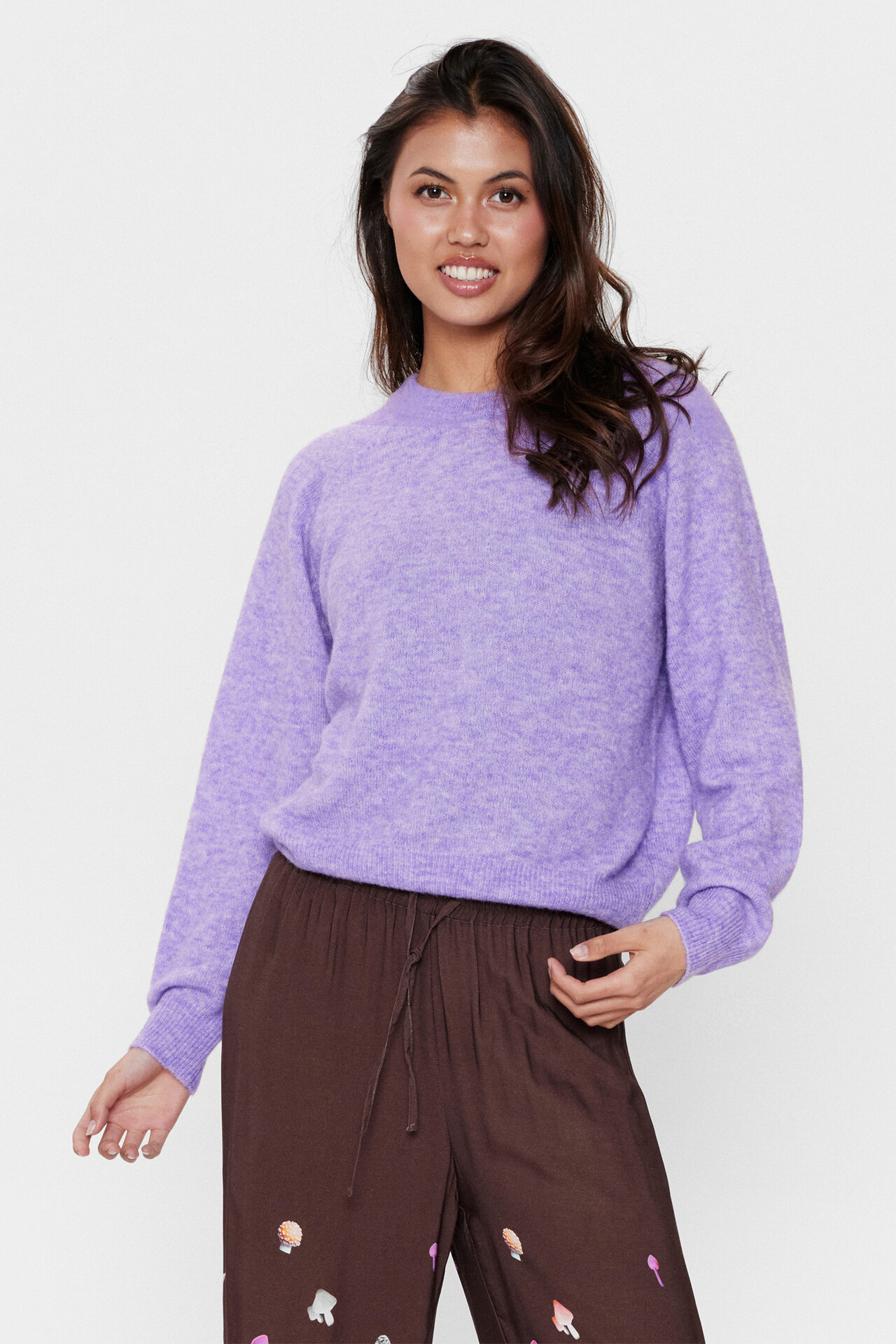 NÜMPH NURiette pullover (LILLA M/L)