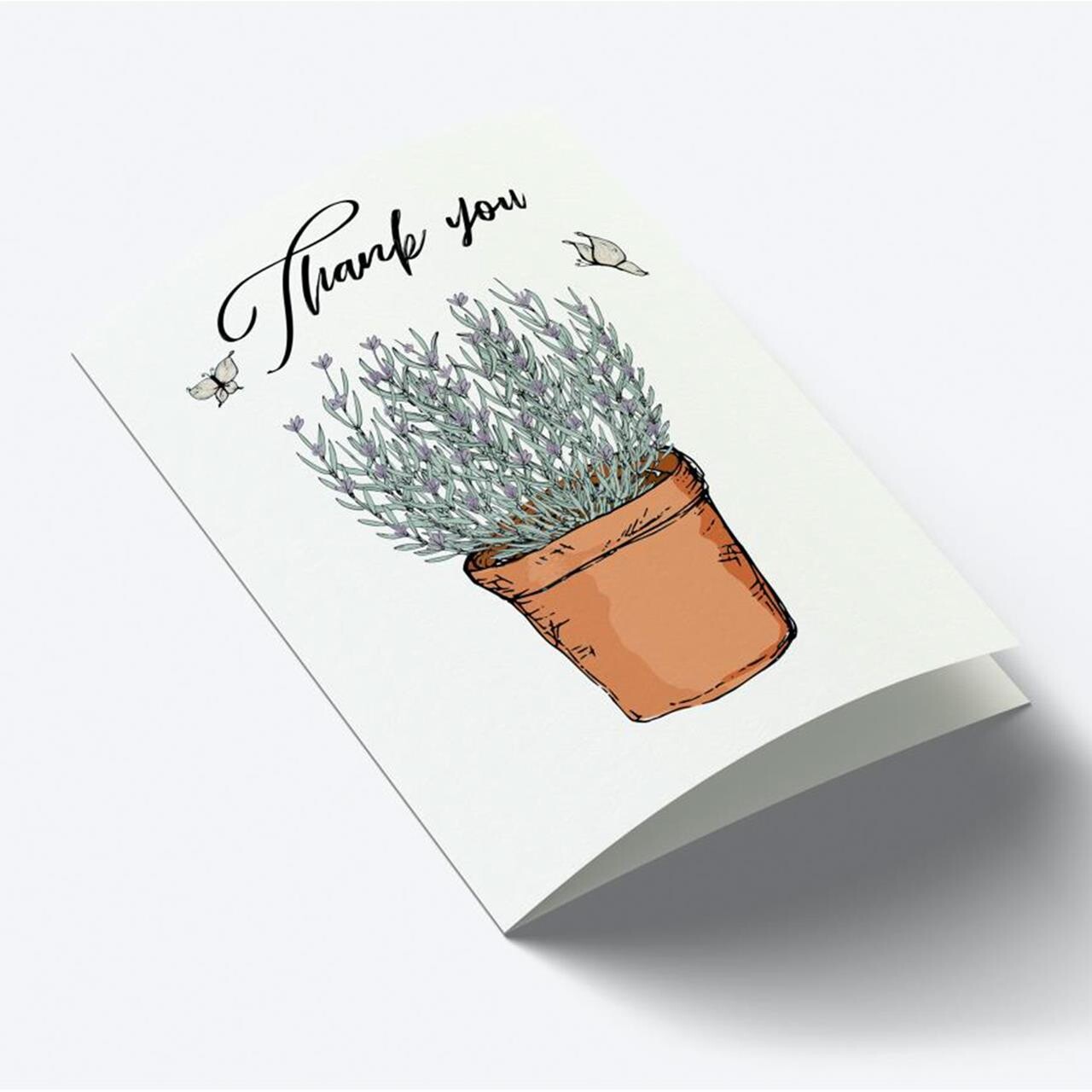 Mouse and Pen Illustration MOUSE AND PEN Thank you A7 kort