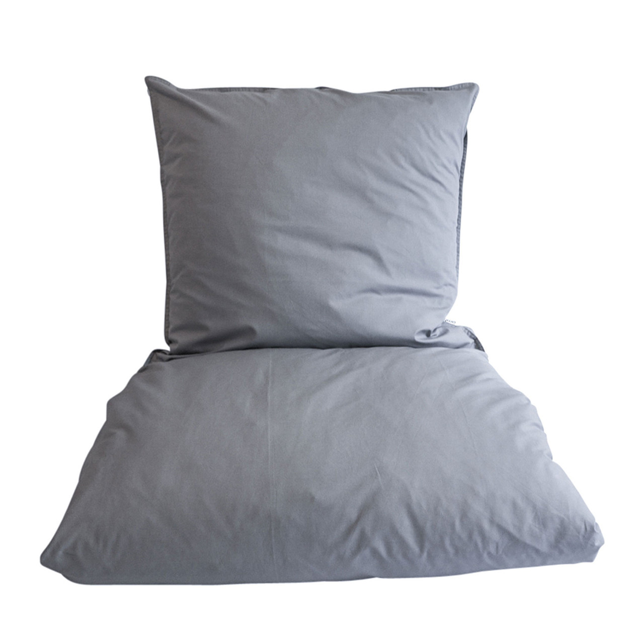 OMHU Percale sengetøj 140×200 cm lys grå