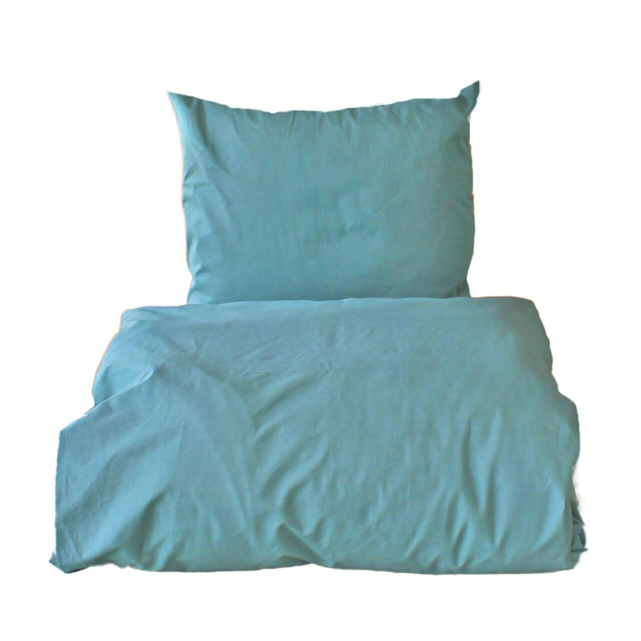OMHU Percale sengetøj 140×220 cm sea