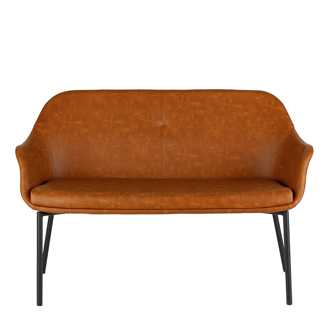 NEW AGE 2 pers. sofa PU læder (COGNAC ONESIZE)