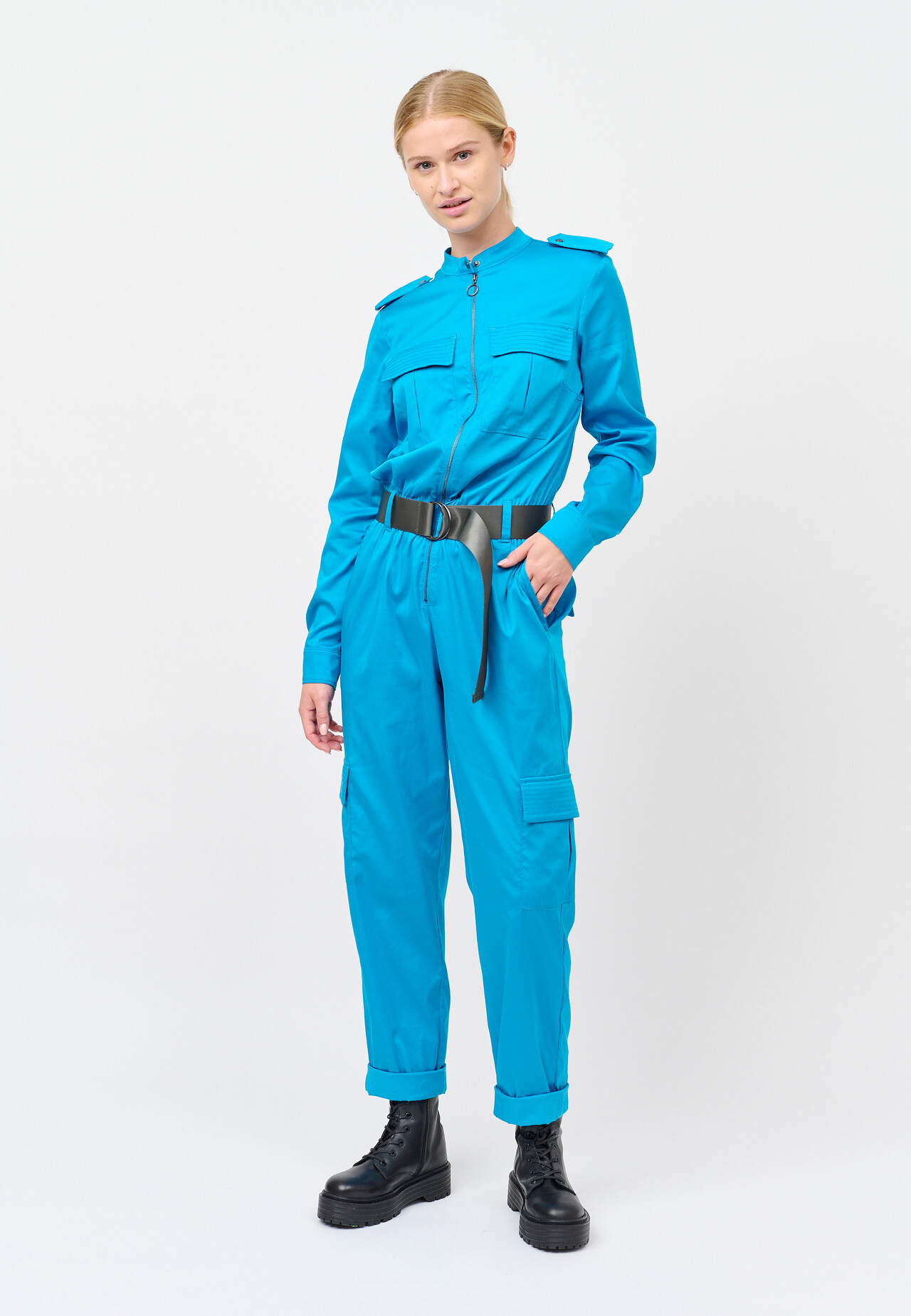 CRÉTON CRPilotti jumpsuit  (AZUR BLUE 36)
