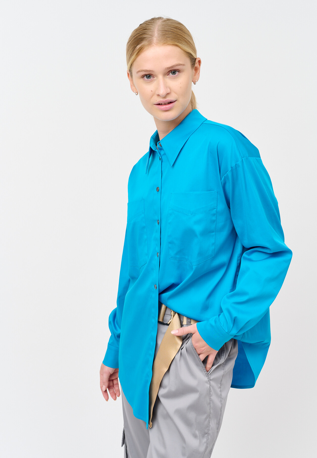 CRÉTON CREmbrace skjorte (AZUR BLUE L)