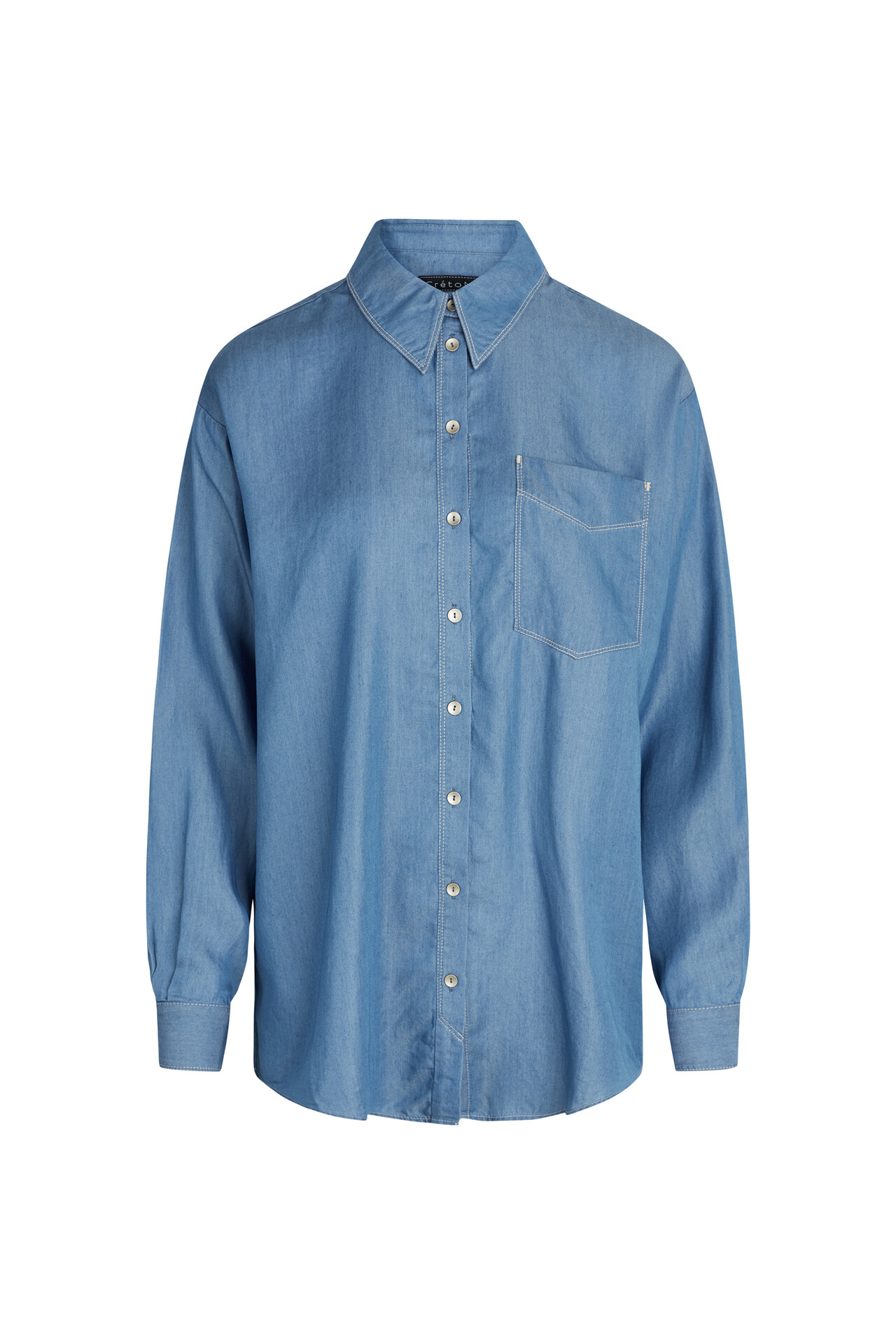CRÉTON CREmbrace skjorte (BLUE DENIM M)
