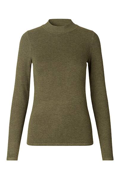 CRÉTON Linna turtleneck sweater (OLIVEN GRØN L)