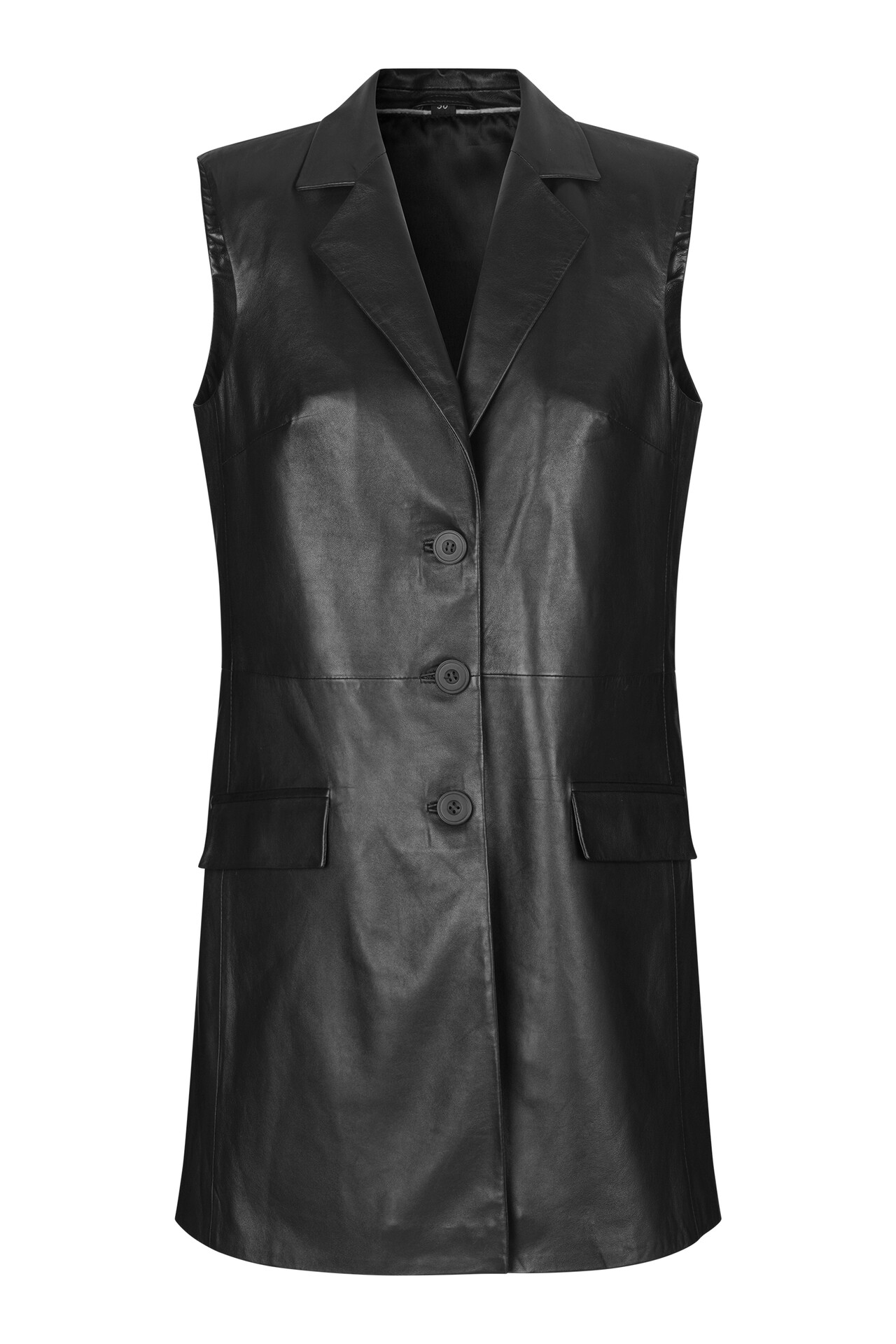 CRÉTON Megany skind vest (SORT 34)