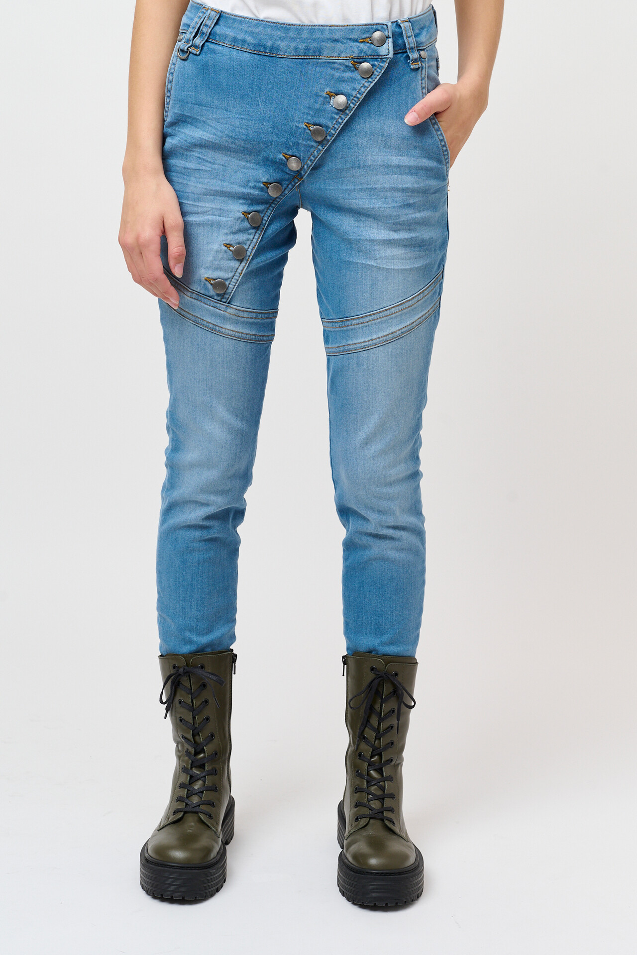 CRÉTON CRNew Alena jeans  (LYS DENIM BLÅ 33 IN)