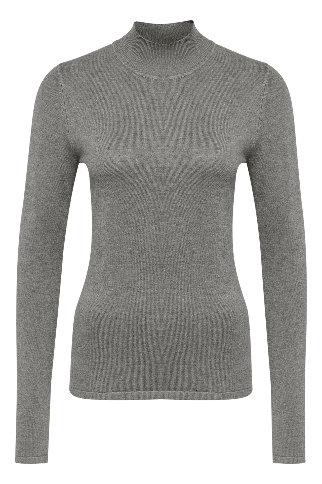 CRÉTON Linna turtleneck sweater (GRÅ MELANGE M)