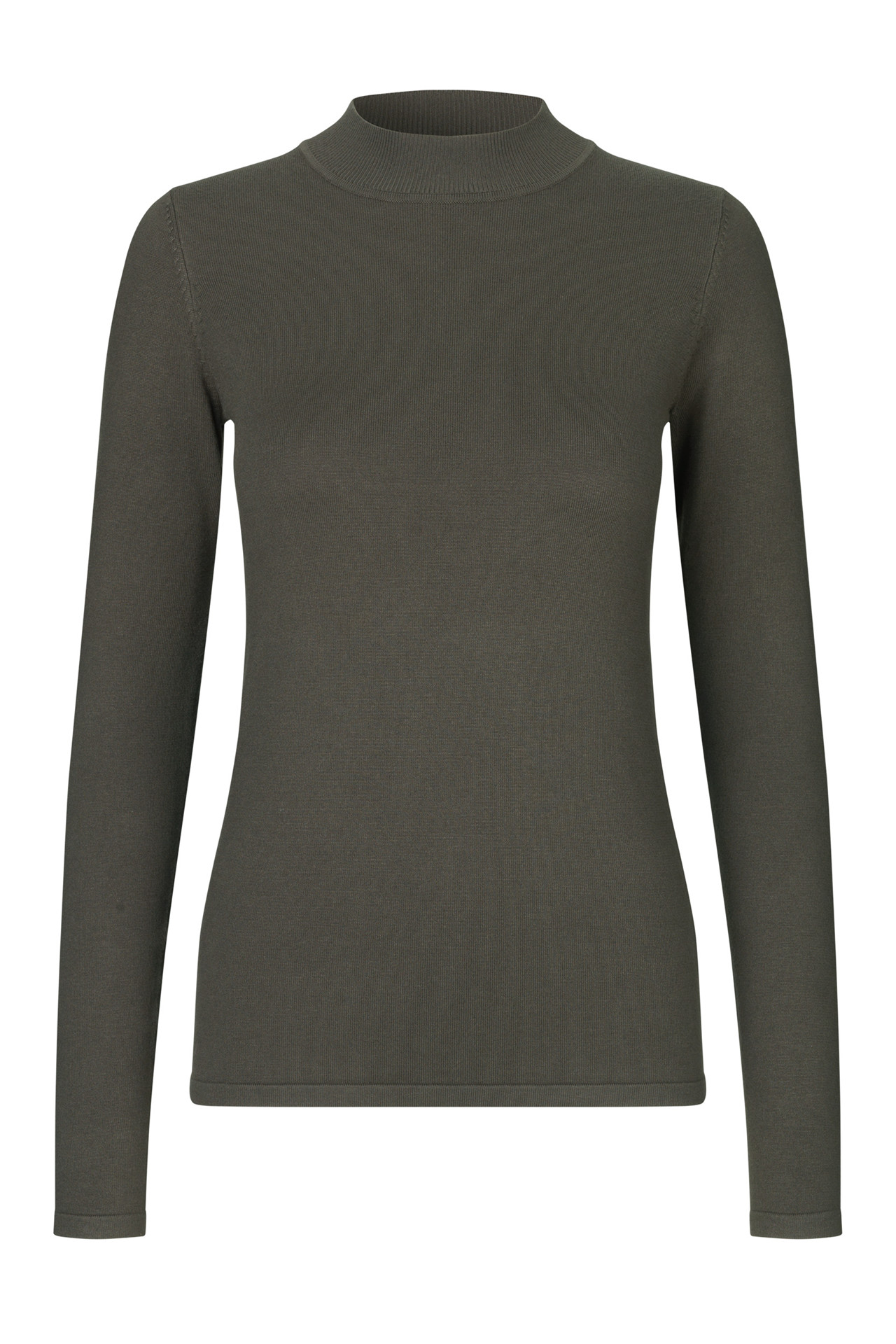 CRÉTON Linna turtleneck sweater (DARK OLIVE XL)