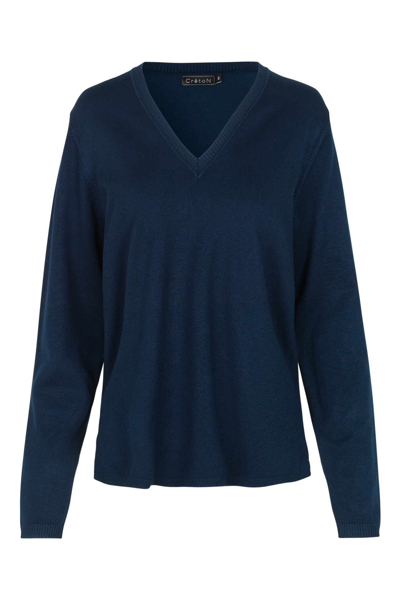 CRÉTON Wicky v-hals sweater (MIDNIGHT NAVY S)
