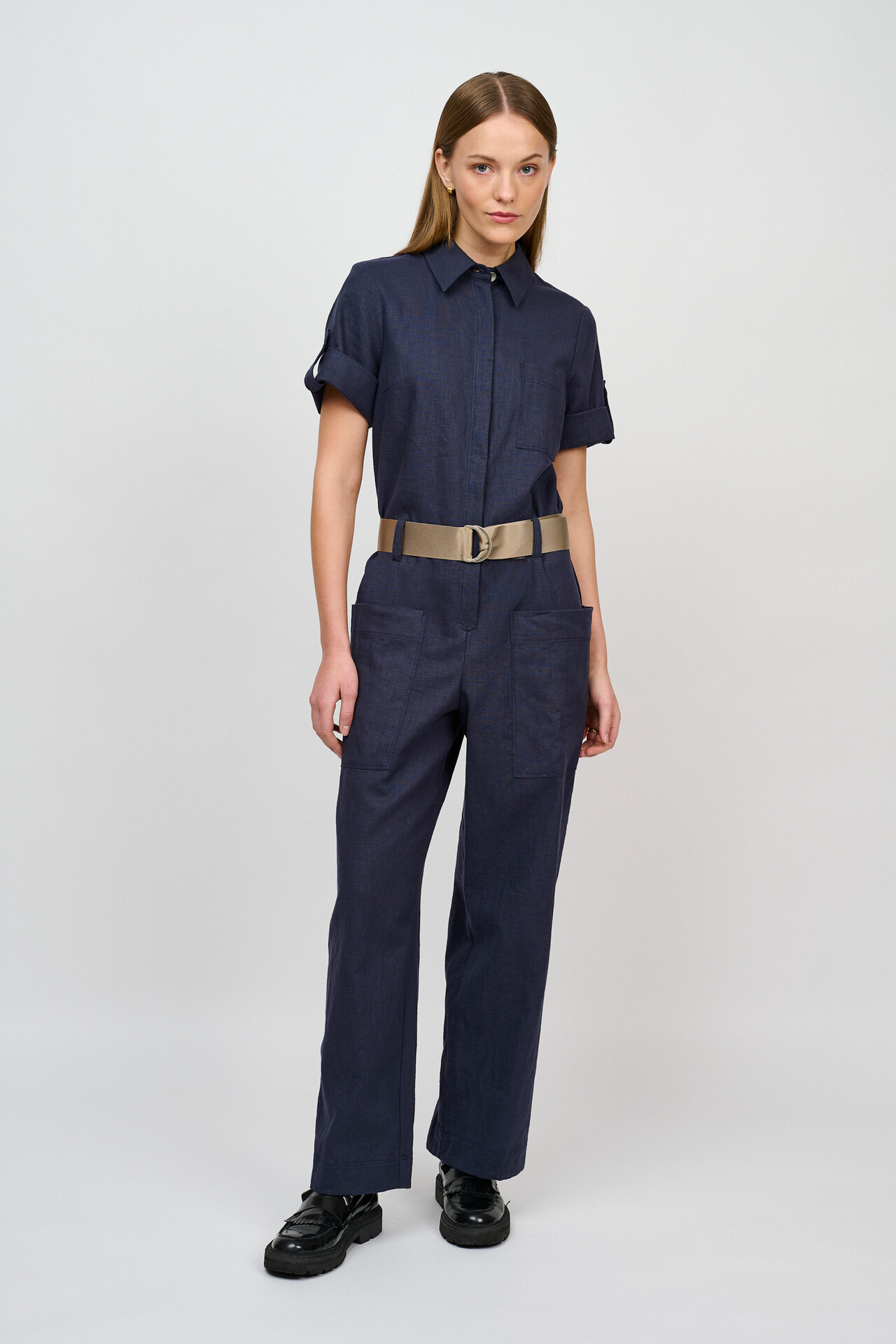 CRÉTON CRCella jumpsuit (MØRK BLÅ 34)