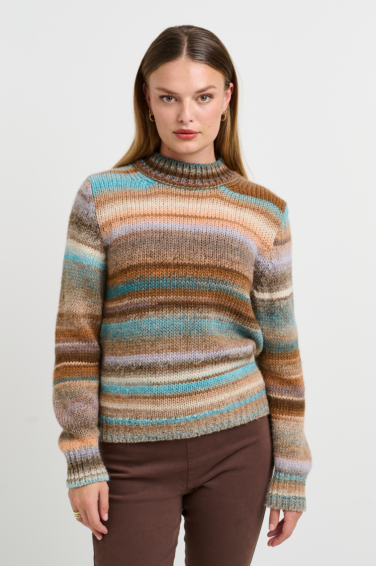 TWO GENERATIONS TGSpacy sweater (LYS BRUN S)