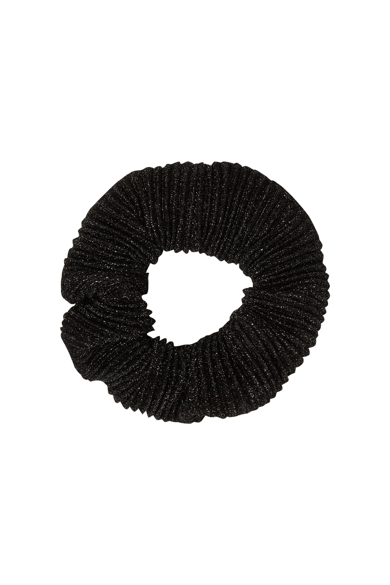 CRÉTON CRAScrunchie sparkling hårelastik (SORT ONESIZE)