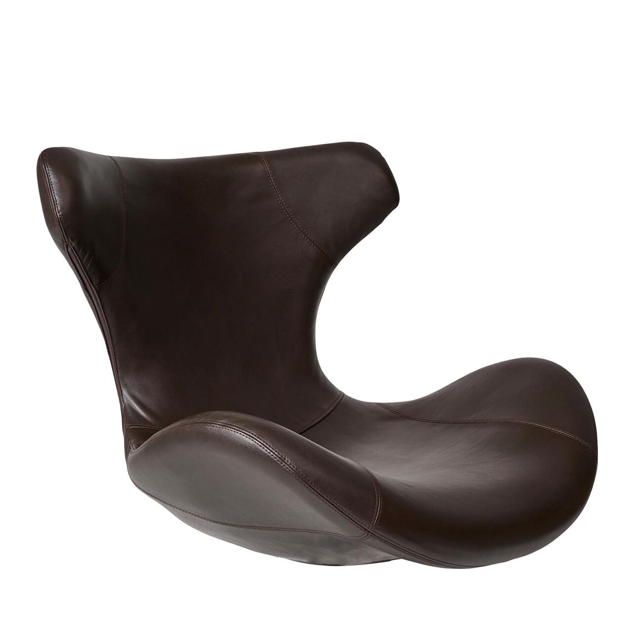 Furniture by Sinnerup KATO sæde i læder (DARK BROWN ONESIZE)