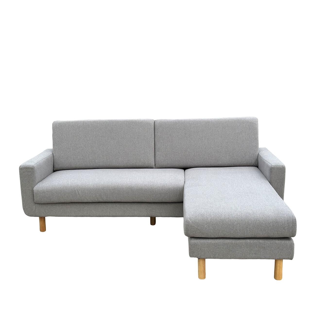 STAPLETON chaiselong sofa venstre- og højrevendt (LYS GRÅ ONESIZE)