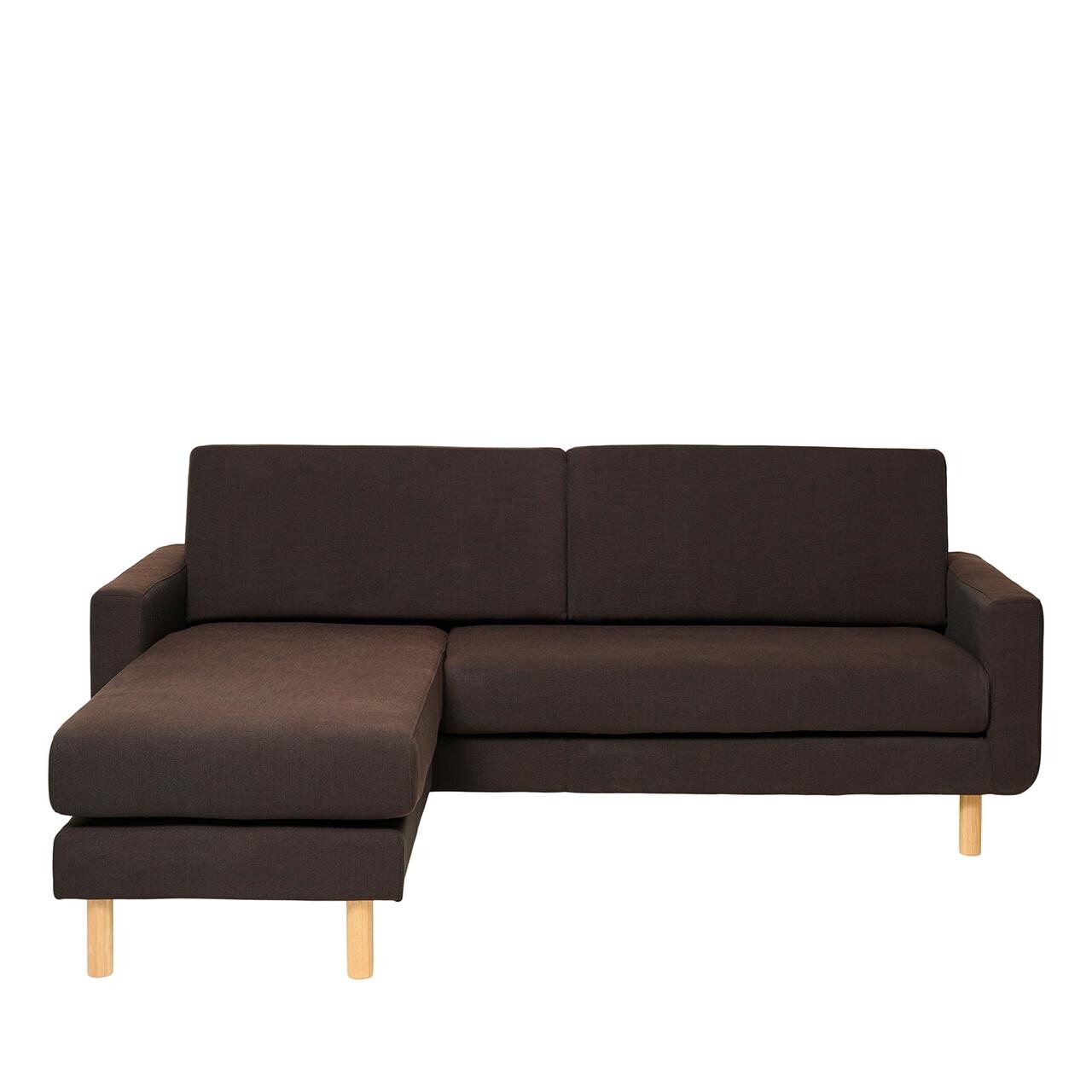STAPLETON chaiselong sofa højre – og venstrevendt 2. sortering (DARK BROWN ONESIZE)