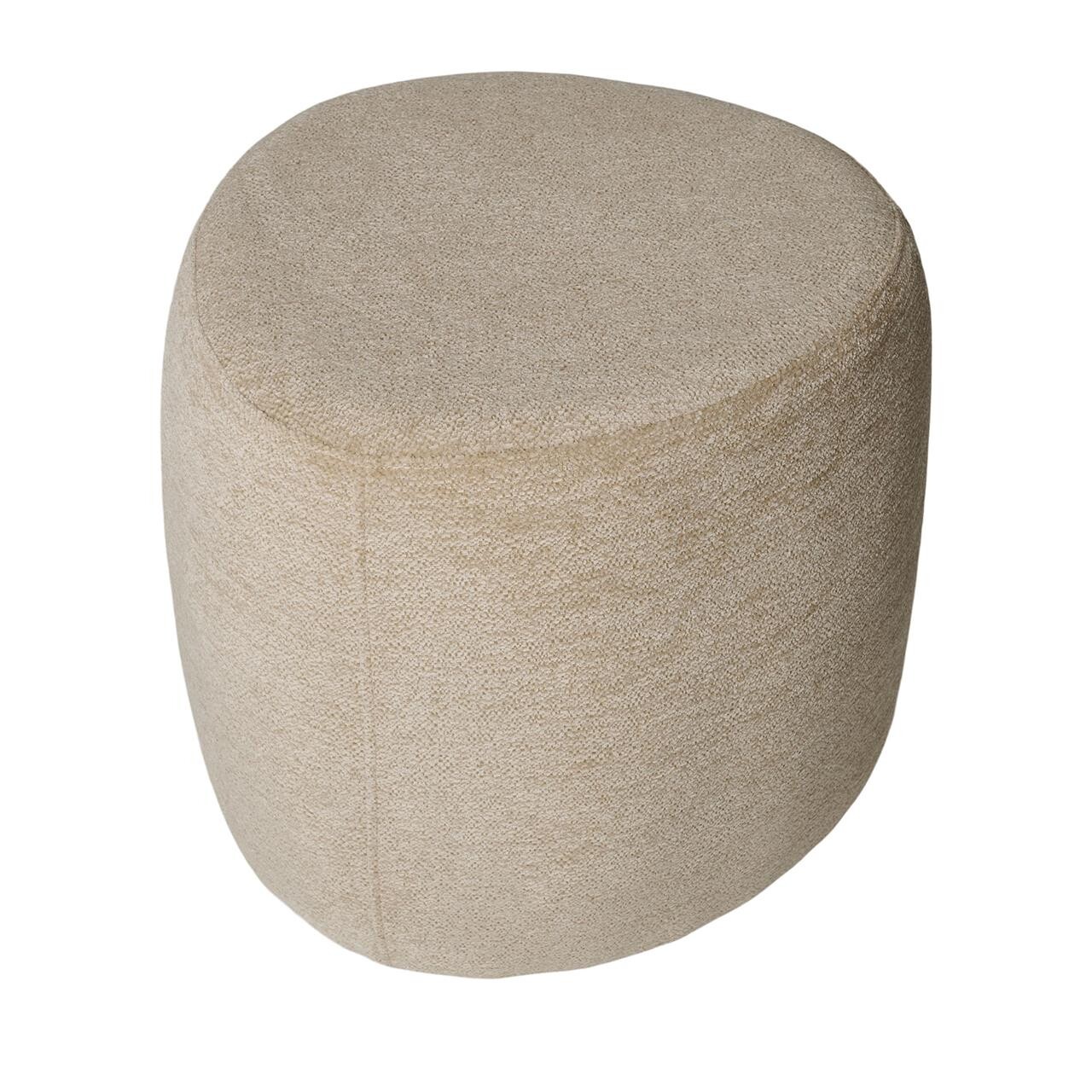 Furniture by Sinnerup GENIE puf stof Ø49,5 cm (BEIGE ONESIZE)