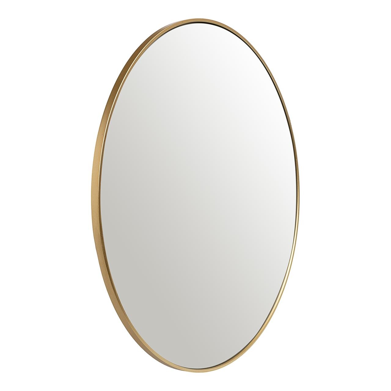 MOON rundt spejl Ø80 cm (NIKKEL ONESIZE)