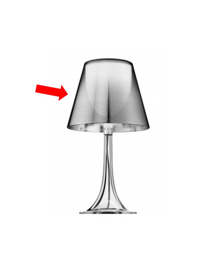 Akryl skærme vp globe 40 alu verner panton verpan Akryl bordlampe