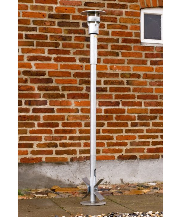 Kp-Classica Udendørs Standerlampe 750+350Mm Plc Galvaniseret