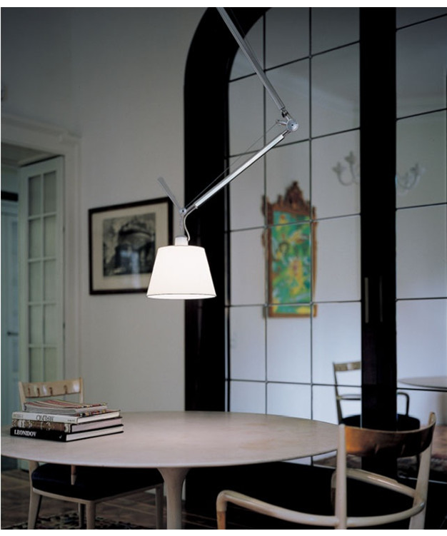 Tolomeo Decentrata Pendel Pergament Artemide Artemide Tolomeo Decentrata Taklampe Pergament