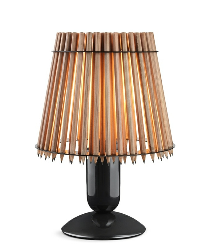 Pencil Bordlampe Birk/Sort Tom Rossau