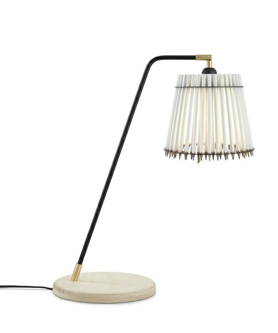 Pencil Høj Bordlampe Hvid/Sort Tom Rossau