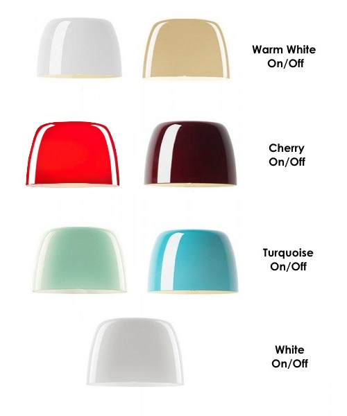 Lumiere Piccola Glass Skjerm Kirsebær Foscarini Lumiere Piccola Bordlampe Turkis Foscarini | Bordlampe