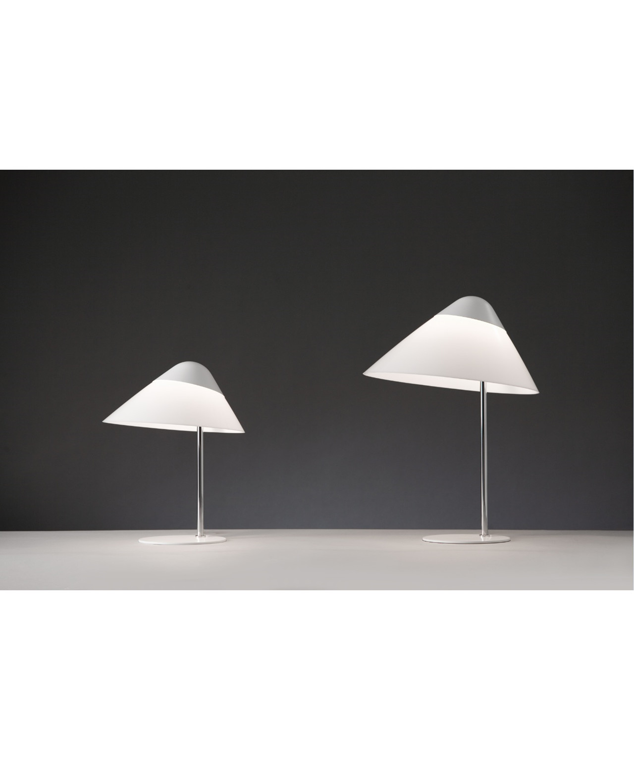 Opala Mini Bordlampe M/Dimmer Sort & Krom Pandul
